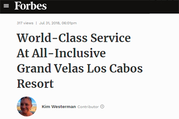 World-Class Service At All-Inclusive Grand Velas Los Cabos Resort