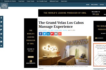 The Grand Velas Los Cabos Massage Experience